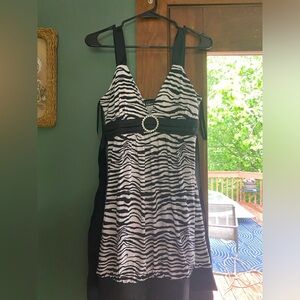 2000s zebra dress